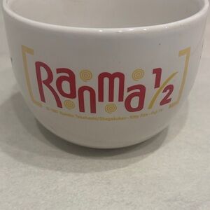 Vintage 1997 Ranma 1/2 Anime White Ceramic Mug